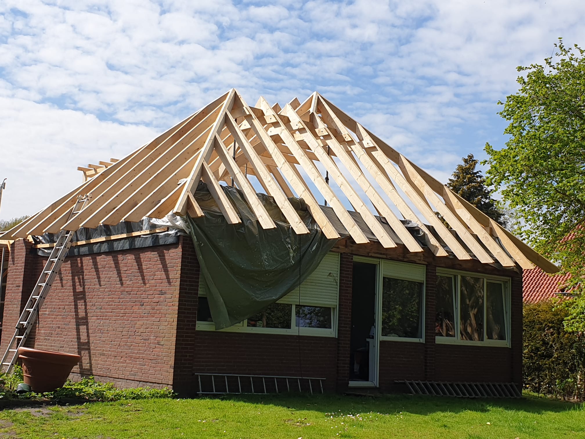 Dachstuhlerweiterung – Ansicht 1
