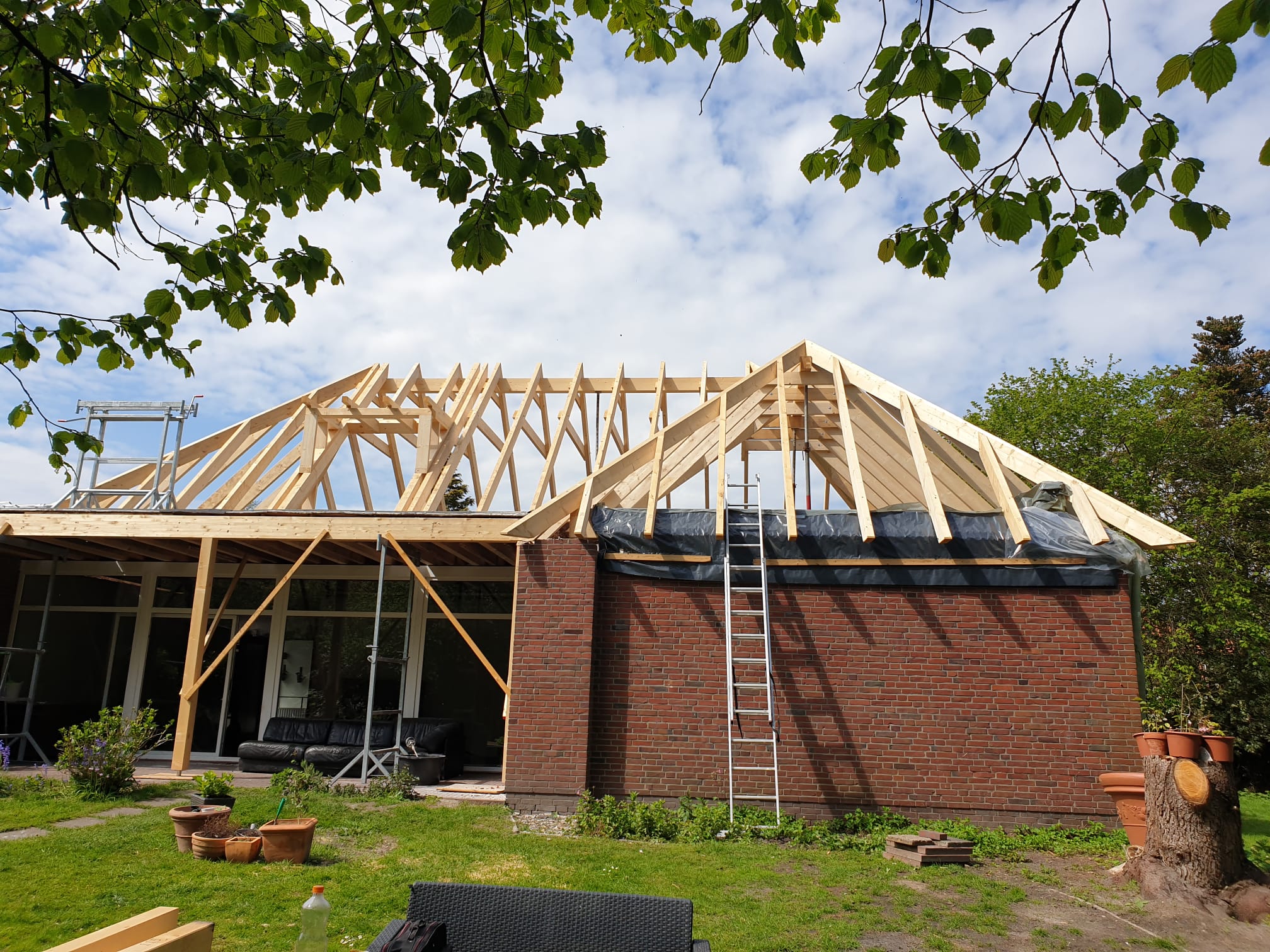 Dachstuhlerweiterung – Ansicht 2