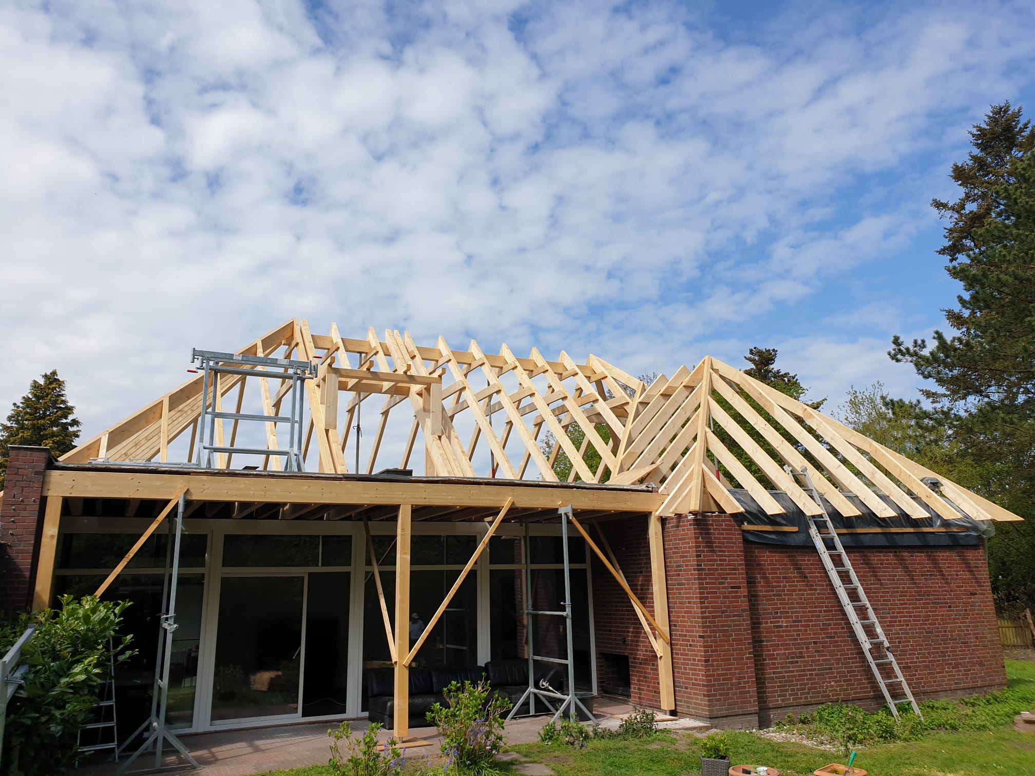 Dachstuhlerweiterung – Ansicht 3