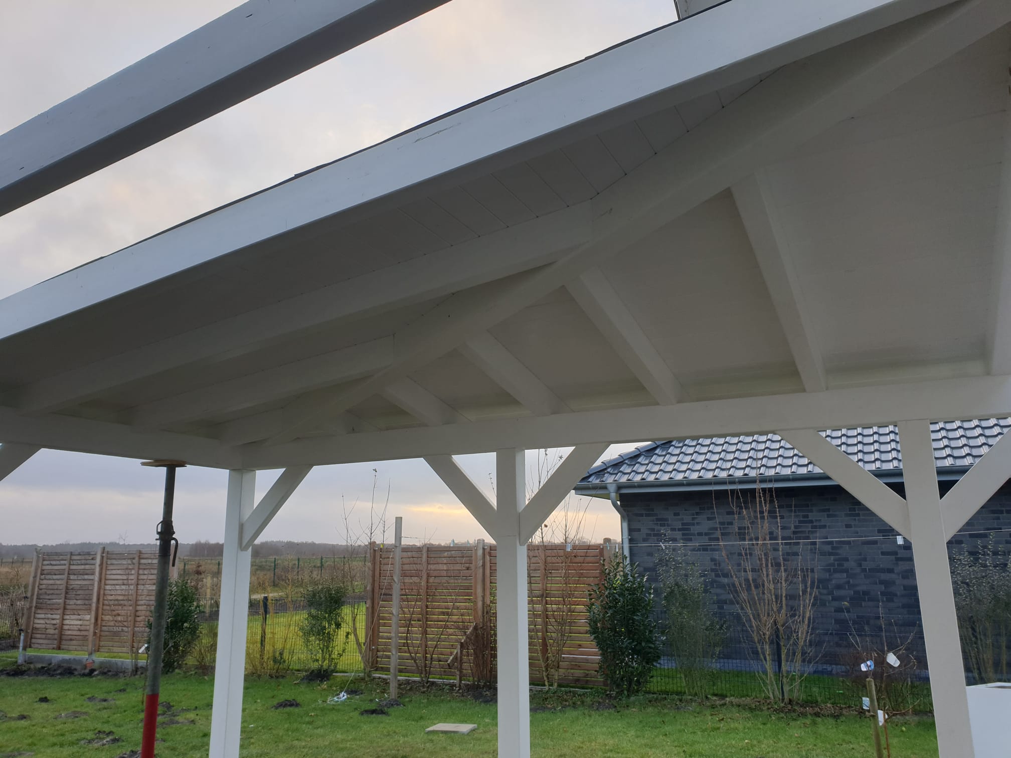 Große Terrassenüberdachung – Ansicht 1