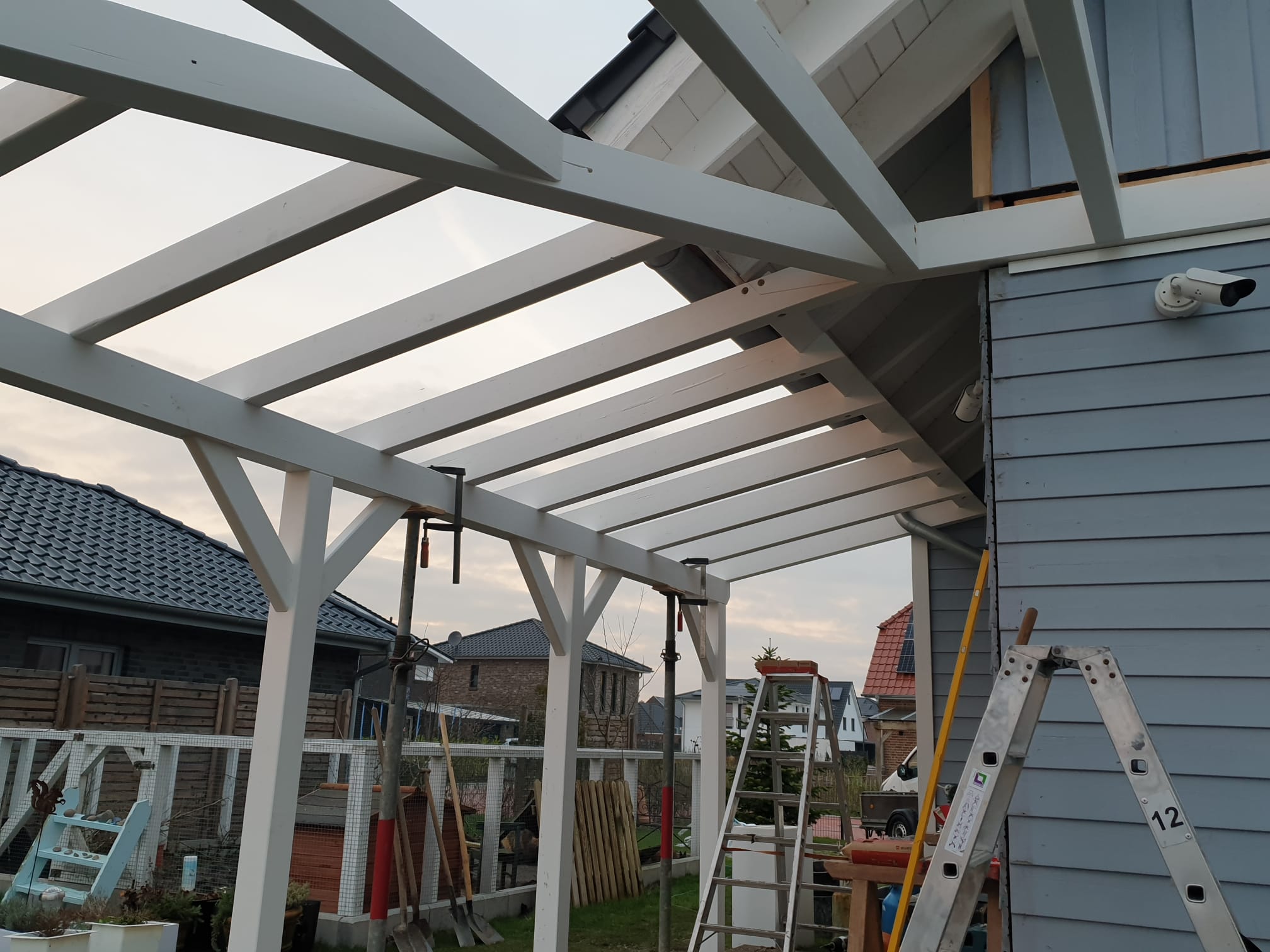 Große Terrassenüberdachung – Ansicht 2